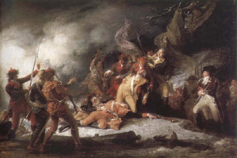John Trumbull the death of general montgomery oil painting picture